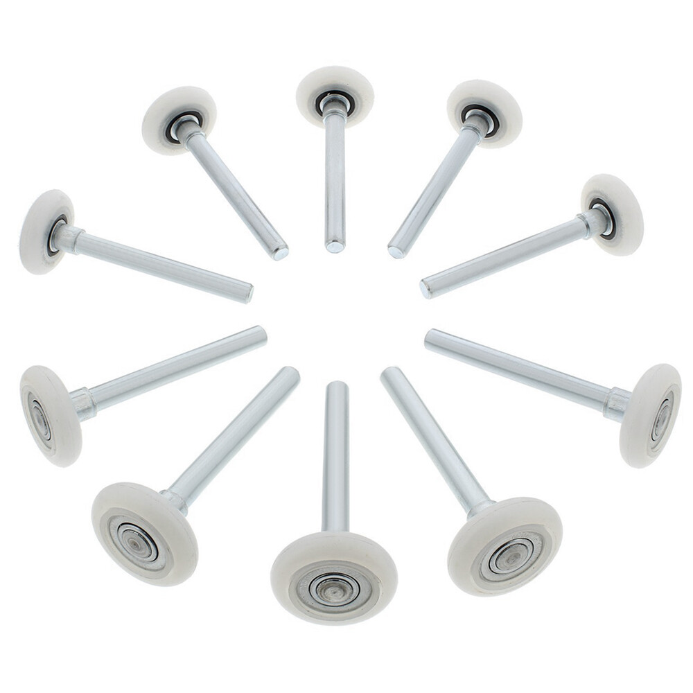 24Pack Heavy Duty 2" Nylon Garage Door Rollers Wheels 13 Ball Bearing