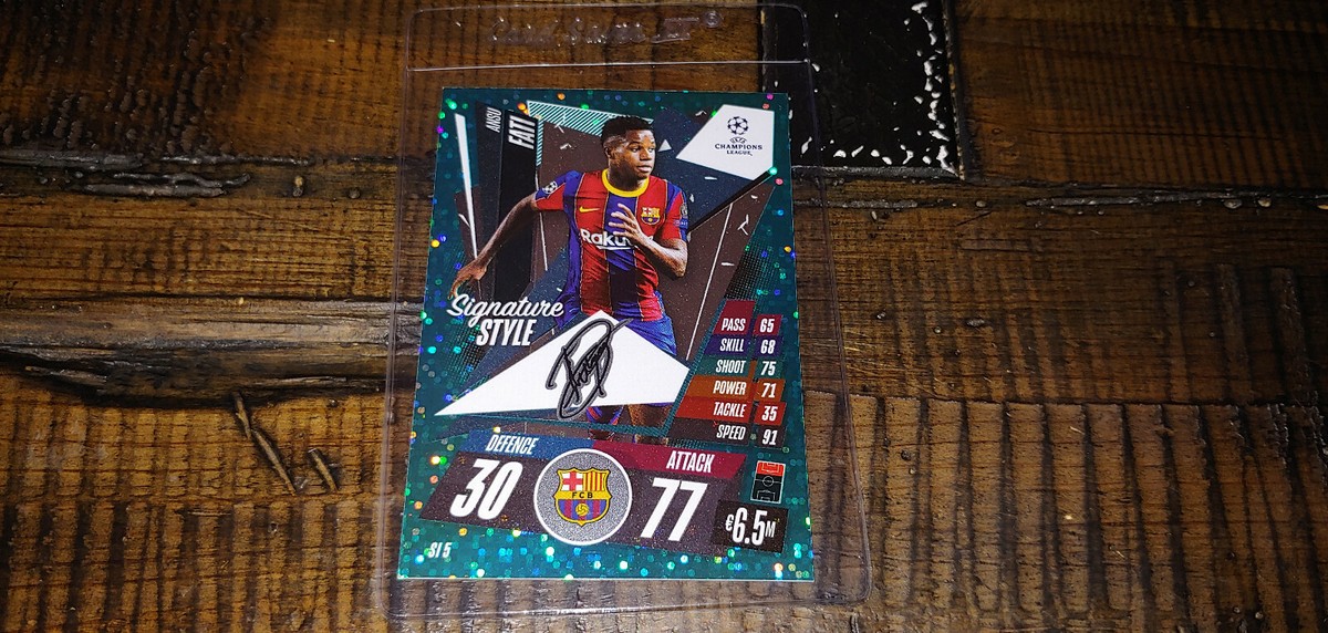 21 TOPPS アンスファティ シリアルカード 21 TOPPS アンスファティ シリアルカード（1円スタート☆直筆