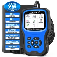 Autophix 7610 Full Systems Diagnostic Scanner ABS SRS DPF Oil Reset For Audi VW