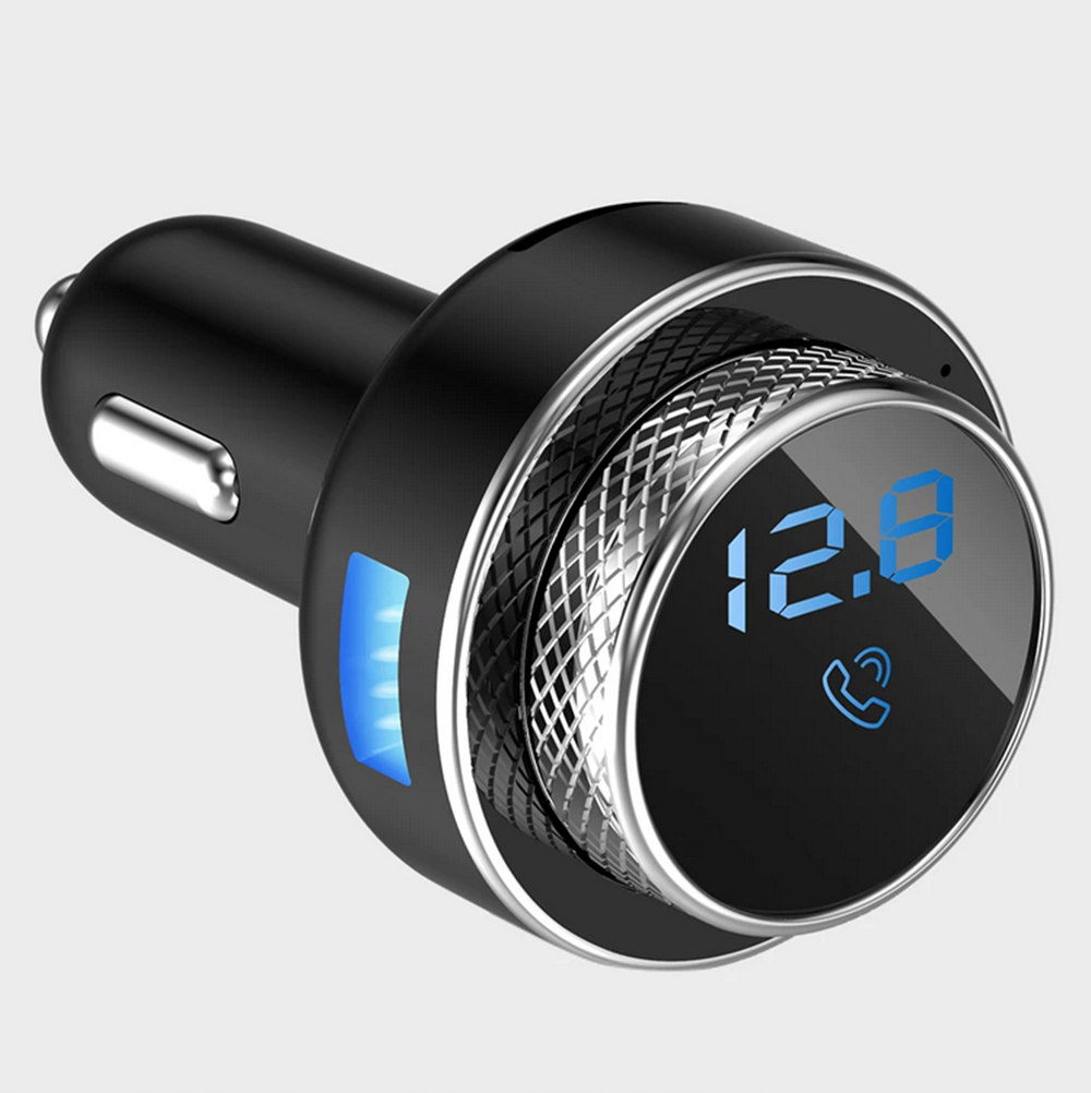 bluetooth transmitter cigarette lighter Car Bluetooth FM Transmitter Cigarette Lighter Adapter Dual USB Wireless  Charger