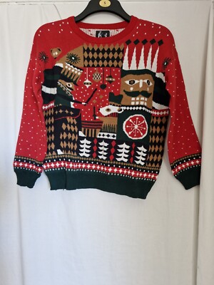 Neu mit Etikett roter Weihnachtspullover Gr. XS