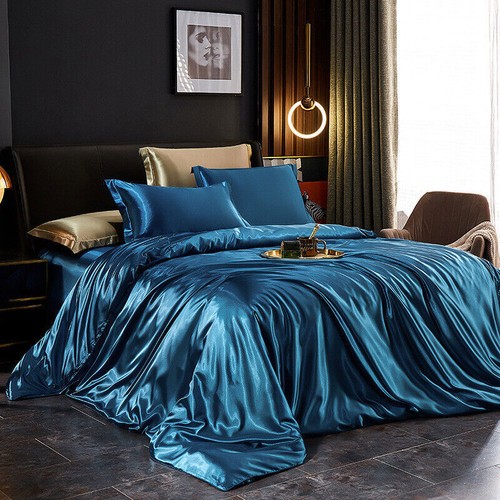 Luxury Bedding Set Mulberry Silk Bed Cover Sheet Duvet Cover and
