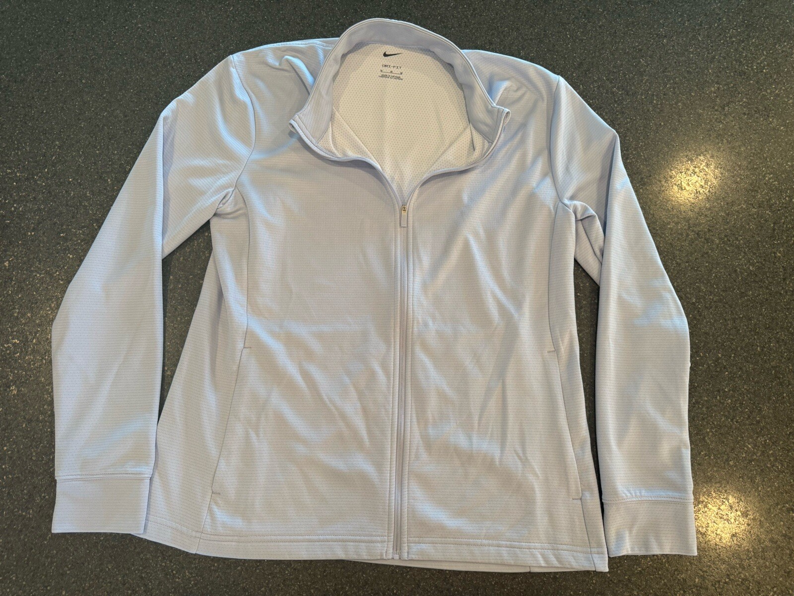 SACAI X NIKE Nike Dri Fit donna full zip grigio chiaro taglia Med Gorecore