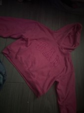 Gap Teen Pink Knit Hoodie Sz Medium 8