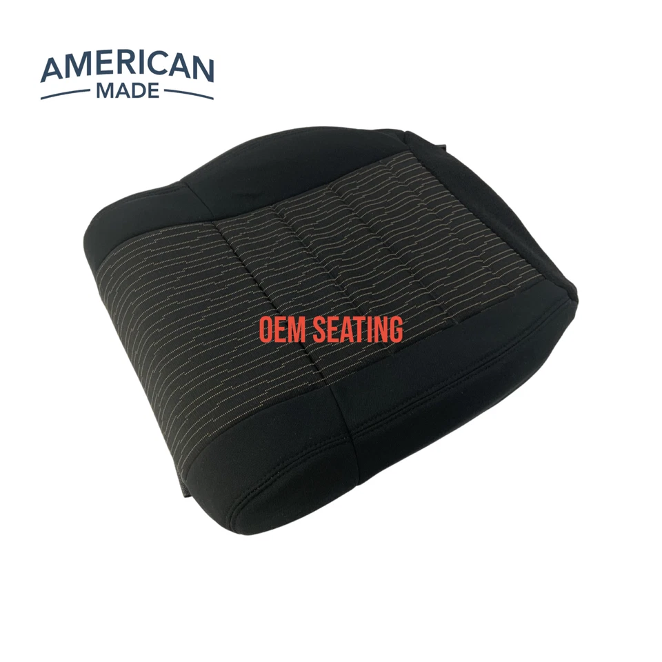 Cubierta inferior del asiento del conductor para Jeep Wrangler JK 2007-2012 - negra con sillín Dk Foto 3 de 3