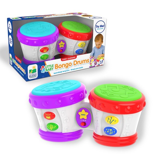 The Learning Journey Early Learning Little Baby Bongo Drums