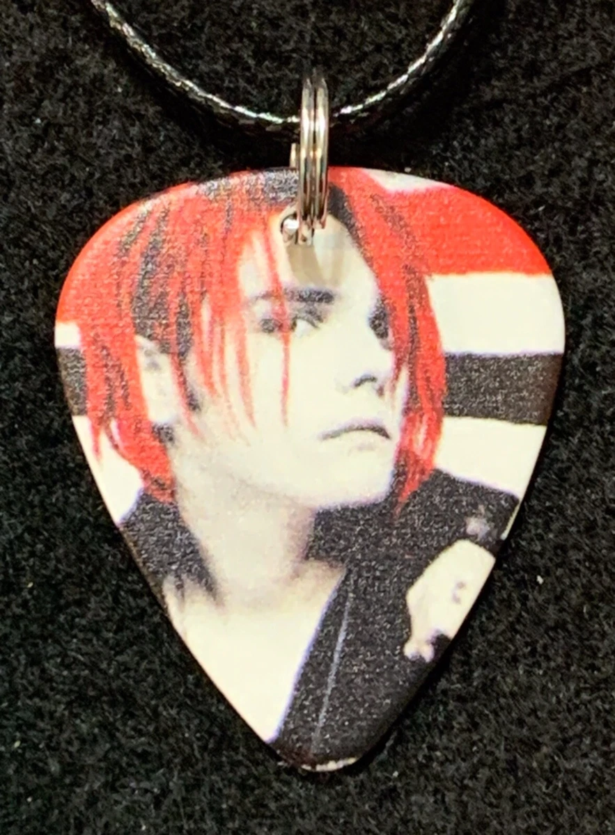 MY CHEMICAL ROMANCE Guitar Pick Necklace Rock Band Music MCR Black
