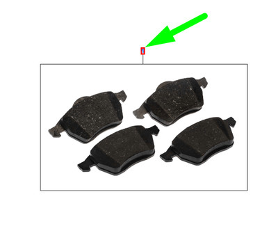 Genuine Ford MOTORCRAFT TRANSIT MK 7 Rear Brake Pads P/n 1852717 