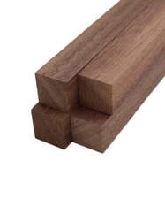 Walnut Turning Blank Squares - 1" x 1" (4 Pcs)