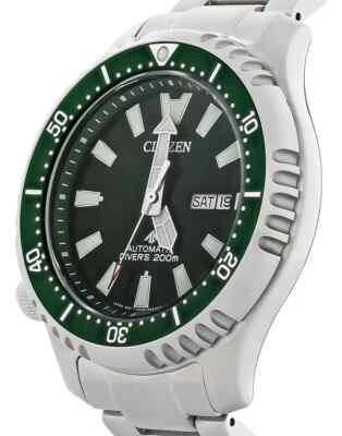 NEW CITIZEN MANS AUTOMATIC PROMASTER DAY / DATE GREEN DIAL DIVE