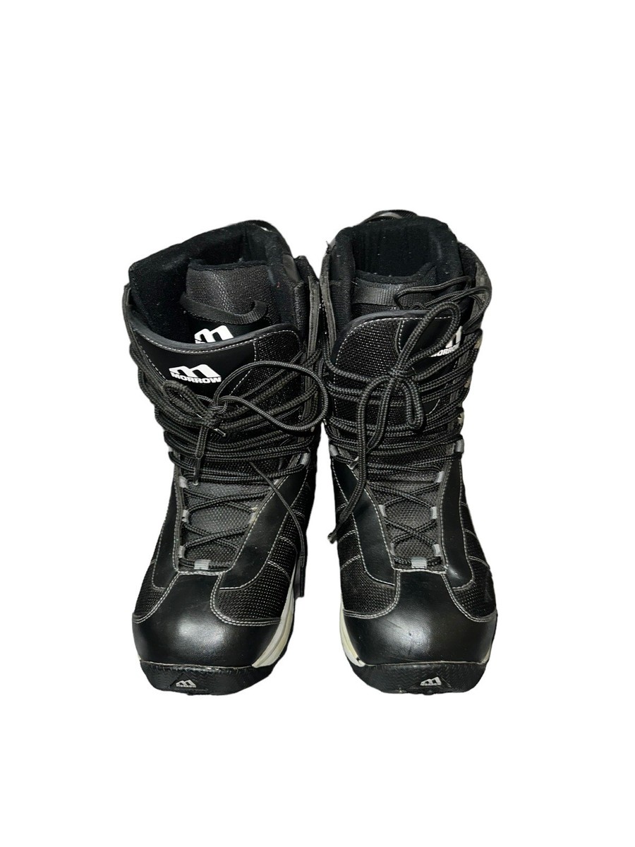 MORROW(モロー) MORROW SNOWBOARD BOOTS MENS BLACK LACE UP SIZE 9.5 | eBay