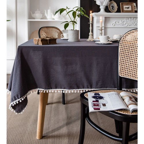 Christmas Home Plain Tablecloth Dining Kitchen Wedding Party Banquet Table Cloth - Picture 41 of 42