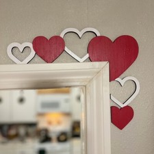 Valentine's Day Door Corner Decorations Wooden Crafts Door Frame Decorations
