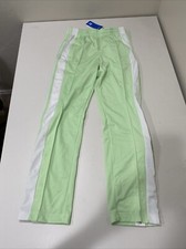 adidas Originals Iconic Relaxed Adibreak Pants Womens Sz XL Semi Green Spark