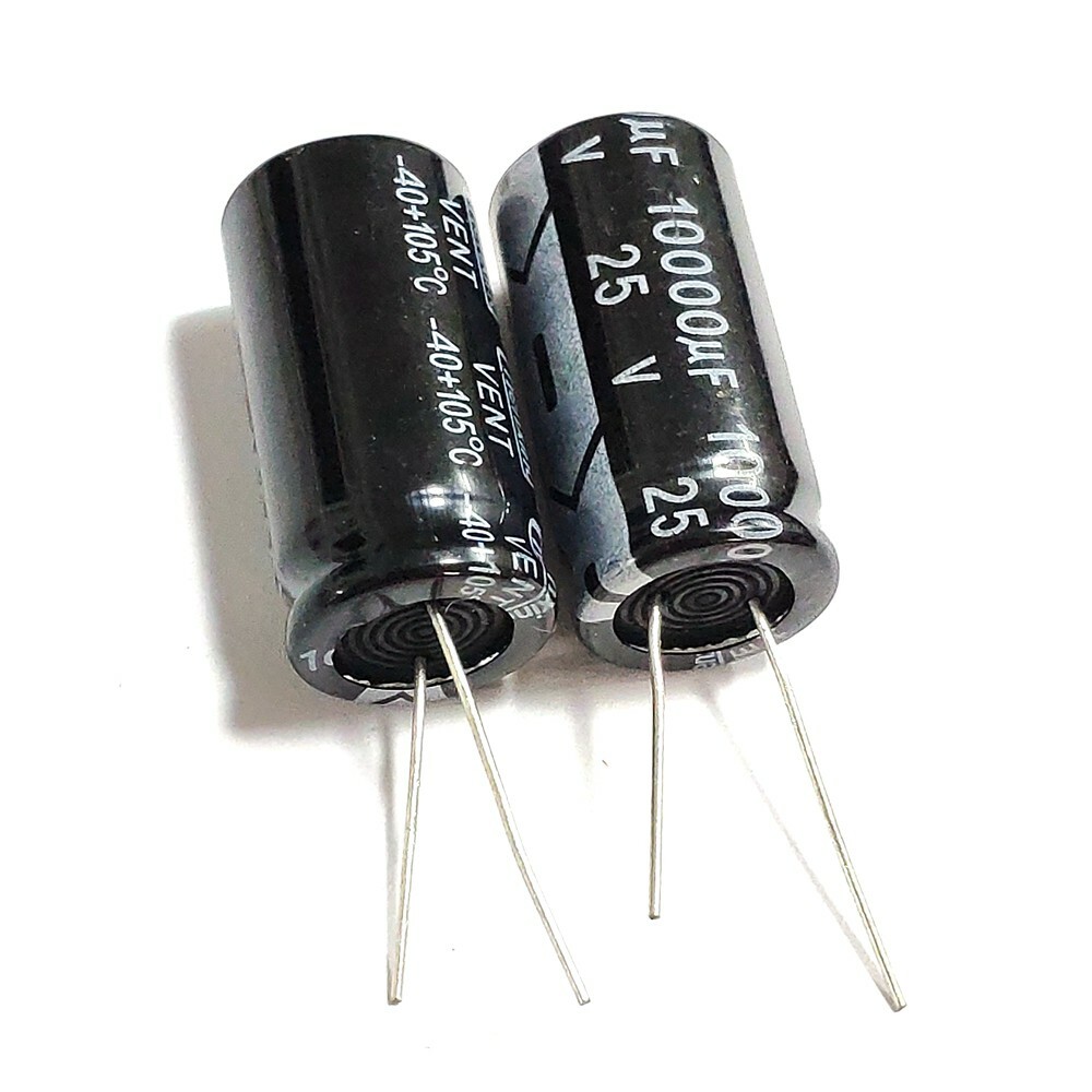 Aluminum Electrolytic Capacitor 25V / 10000 UF 25V/10000UF Electrolytic Capacitor Size 18*35 Mm Plug-in 25V 10000UF - Foto 11