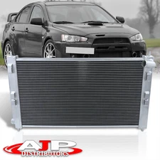 Performance Dual Core Aluminum Radiator For 2008-15 Mitsubishi Evo X CZ4A 4B11T
