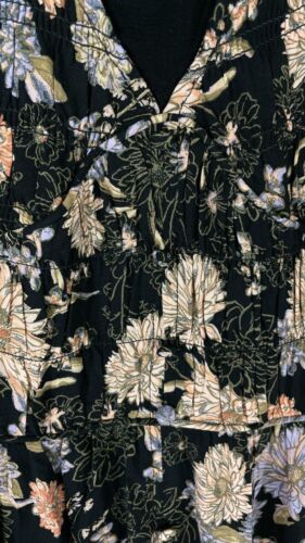 Maurices Womens Maxi Dress Floral Print Multicolor Sqaure Neck Short Sleeve XS. - Picture 4 of 14