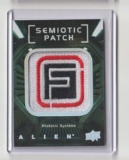 2017 Upper Deck Alien Movie Semiotic Patch Trading Card #SP8 Photonic Systems