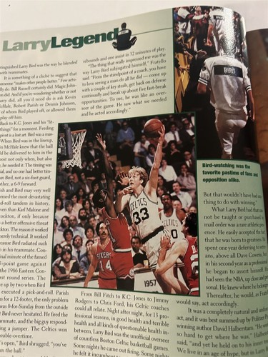 1998 Hoop Magazine BOSTON CELTICS Larry BIRD No Label BIRD WATCHING Tribute - Picture 4 of 4