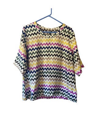 Caliban Top 100% Silk Size XXXL (IT 50) NWT Luxury Brand