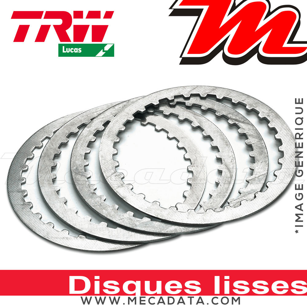 Disques d'embrayage lisses TRW pour Honda XL 1000 Varadero 1999 SD01 en acier