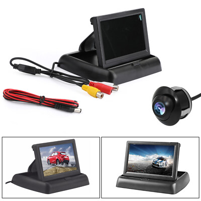 HD Rückfahrkamera Camera + 4.3'' TFT LCD Auto-Monitor Kit Security System APP