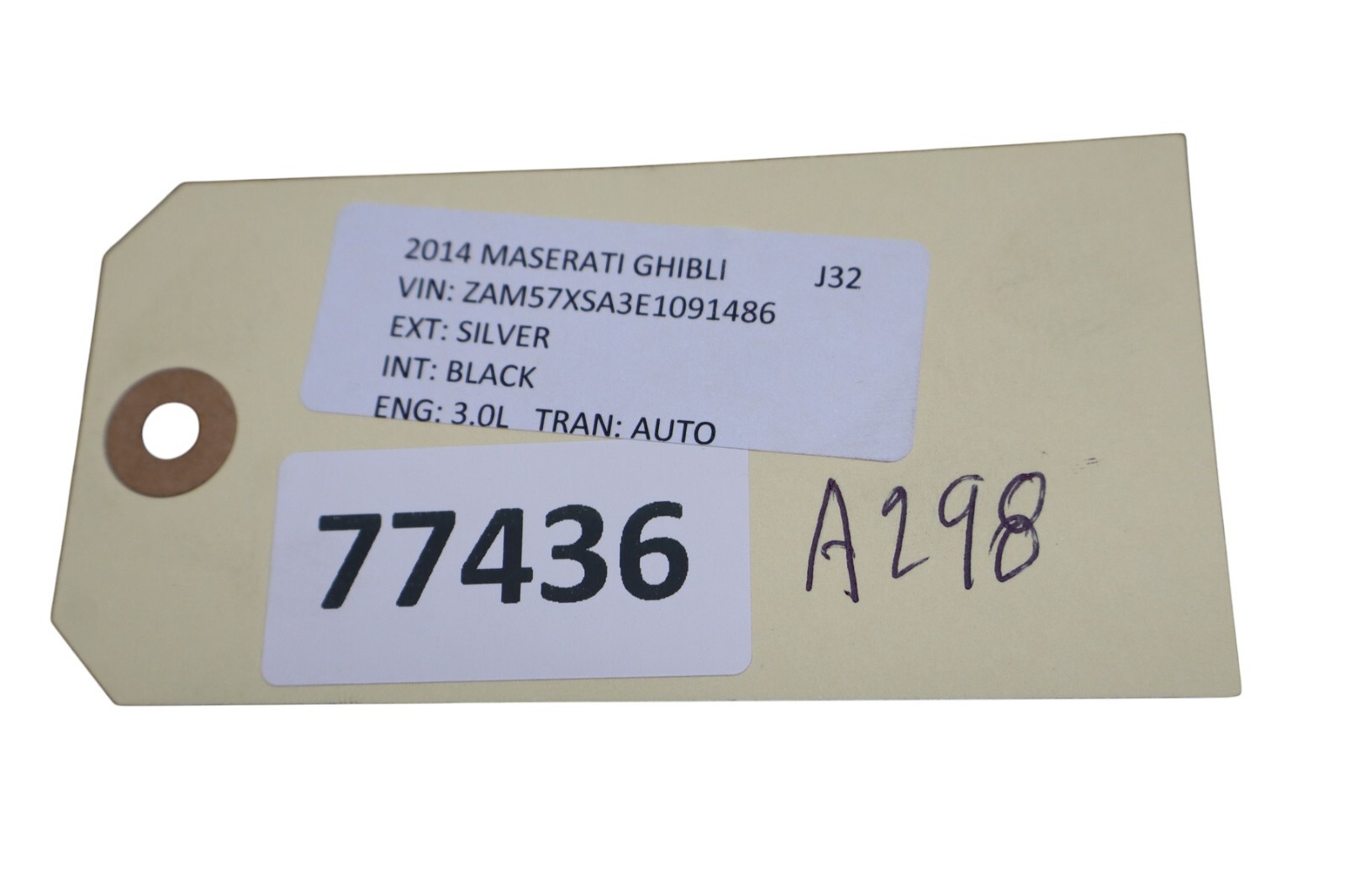 Maserati Ghibli 2014-2017 Right Seat control switch