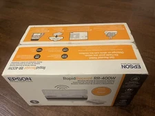 Epson RapidReceipt RR-400W Compact Wireless Desktop Receipt & Docs Scanner  New