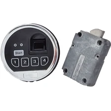 Fingerprint Safe Electronic Lock Biometric LED Touch Swingbolt Lock Replacement