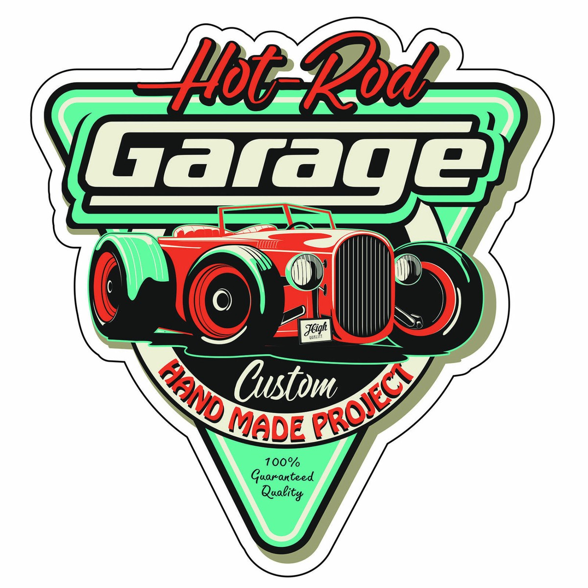 Old School Hot Rod Logos Vintage Hot Rod, Classic Car And Motorcycle