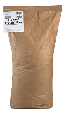 100% Bio Hanf Protein / rein pflanzlich / vegan / 50% Eiweiß / 20 kg