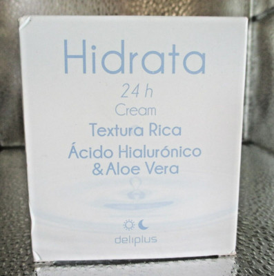 HIDRATA 24 H Cream  Daily Use  50ml  Brand DELIPLUS Made in SPAIN