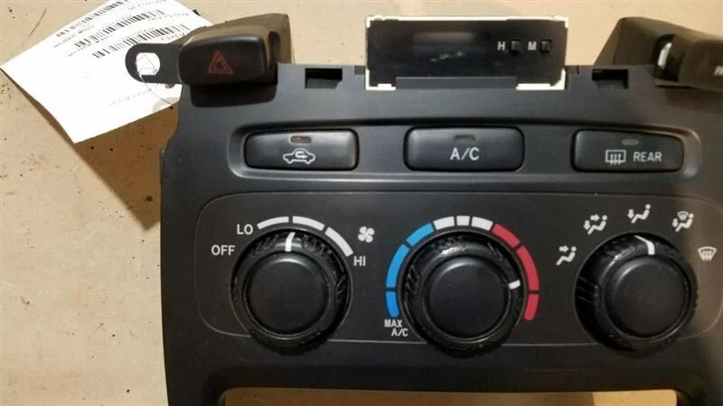 Toyota Highlander 2006-2007 calentador de aire acondicionado manual control de temperatura OEM Foto 4 de 4