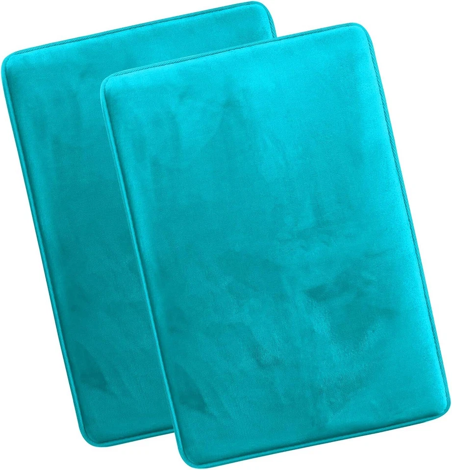 Juego de 3 alfombras antideslizantes de espuma viscoelástica para baño de secado rápido alfombras de baño alfombra de contorno Foto 3 de 4