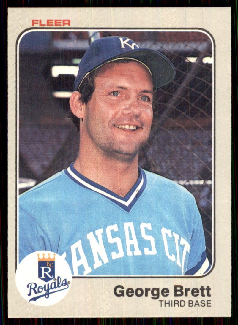 1983 Fleer #108 George Brett Kansas City Royals