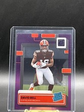 2022 Panini Clearly Donruss Carson Strong Rated Rookie RC Blue Eagles /99 #61