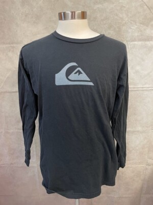Quiksilver Men's Black Long Sleeve T-Shirt
