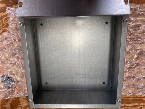 AUSTIN AB-10104SB, TYPE 1 746C SCATOLA DI GIUNZIONE/TIRAGGIO, 10 X 10 X 4 ACCIAIO GALV (NUOVO!) - Foto 4 di 4