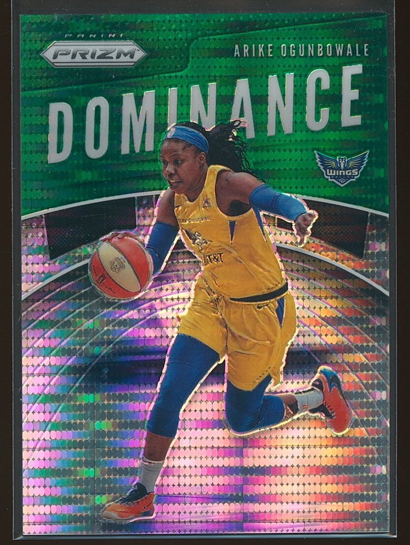 Arike Ogunbowale 2020 Panini Prizm WNBA Dominance Green Pulsar #3 24/25
