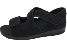 OrtoMed Klettschuhe Sandale Verbandschuhe Hausschuhe Senioren lose Einlage