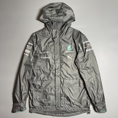 MERCEDES BENZ PUMA 2014 F1 PETRONAS AMG MESH LINES JACKET SIZE “M
