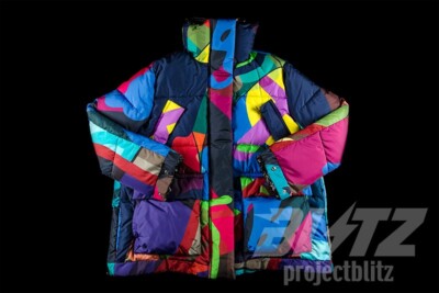 FW21 Sacai Kaws Padded Jacket Multicolor Size 2 M Medium | eBay