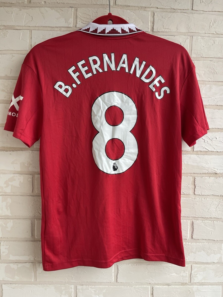 マンチェスターUホームジャージ 8番 Bruno Fernandes M サイズ マンチェスターUホームジャージ 8番 Bruno Fernandes M サイズ