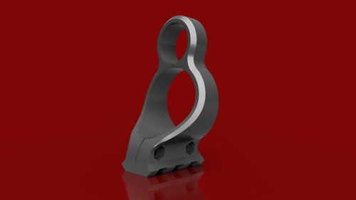 Stabilizzatore Tattico Picatinny Per FX Maverick E Crown – Barrel Band Impact In PETG, Prodotto In Francia
