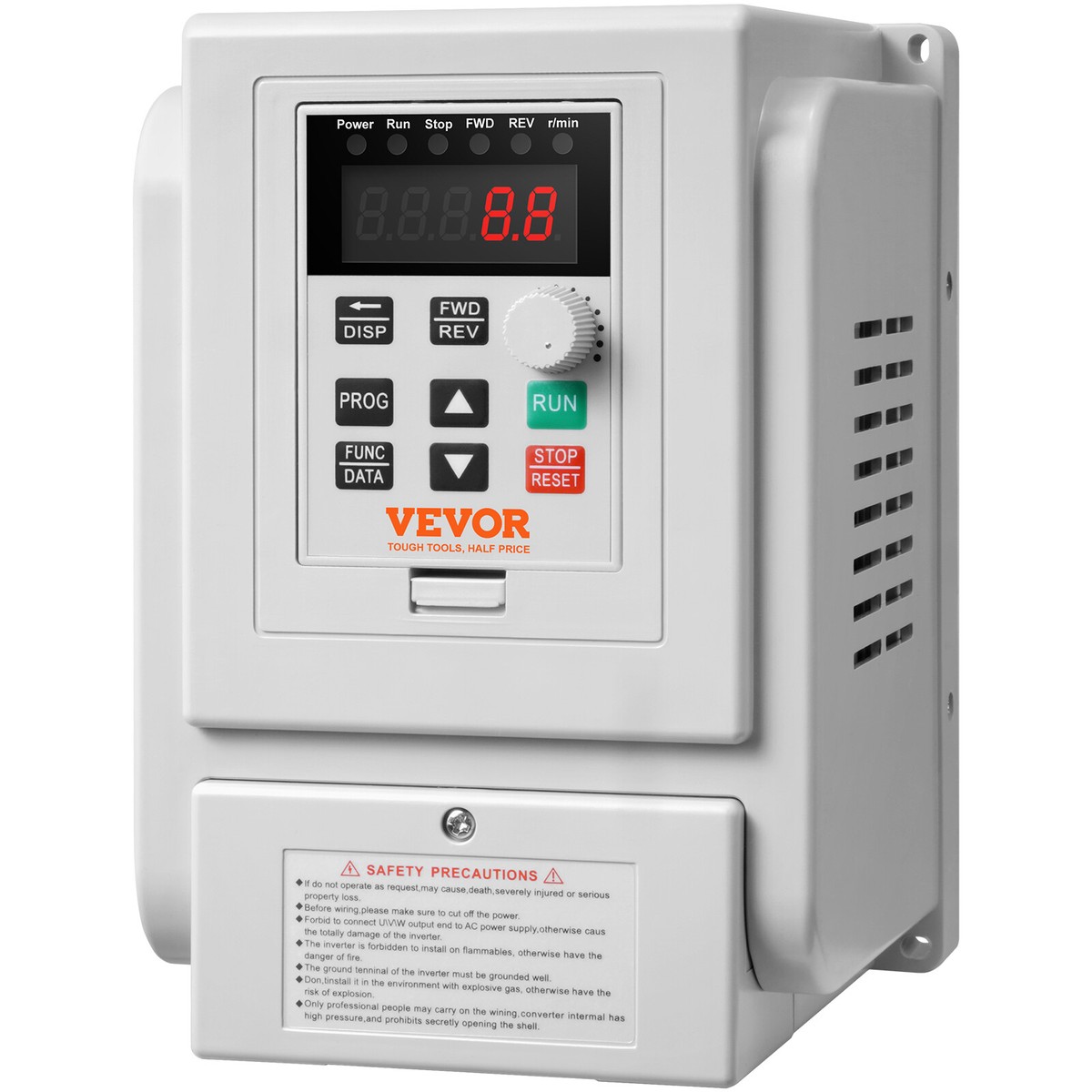 VEVOR 3HP 2.2KW 10A Variable Frequency Drive VFD for 3-Phase Motor 