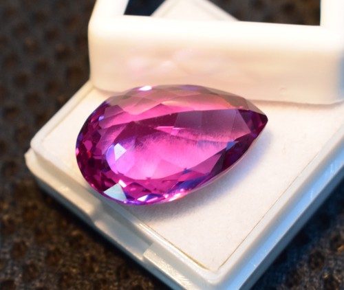 Anello Taglio Pera 20 Ct Misura Alessandrite Cambia Colore Naturale Alessandrite - Foto 9 di 9