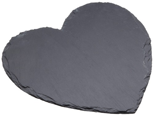 Artesà Heart Serving Platter Slate 25cm Buffet Party Catering Shaped Food Tray - Picture 2 of 6