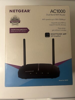 NETGEAR R6080 Dual Band Fast Ethernet Smart WiFi Router (R6080-100NAS ) TESTED