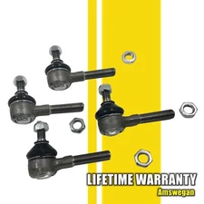 4pcs Tie Rod End Suspension Kit For 1968-1979 Volkswagen Transporter Beetle