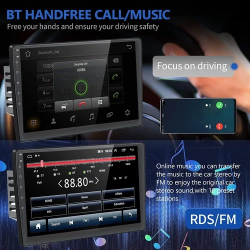 Für Ford Fiesta 2009-2014 Autoradio 64G Android 13 Nav GPS WIFI FM RDS Bluetooth - Picture 12 of 19